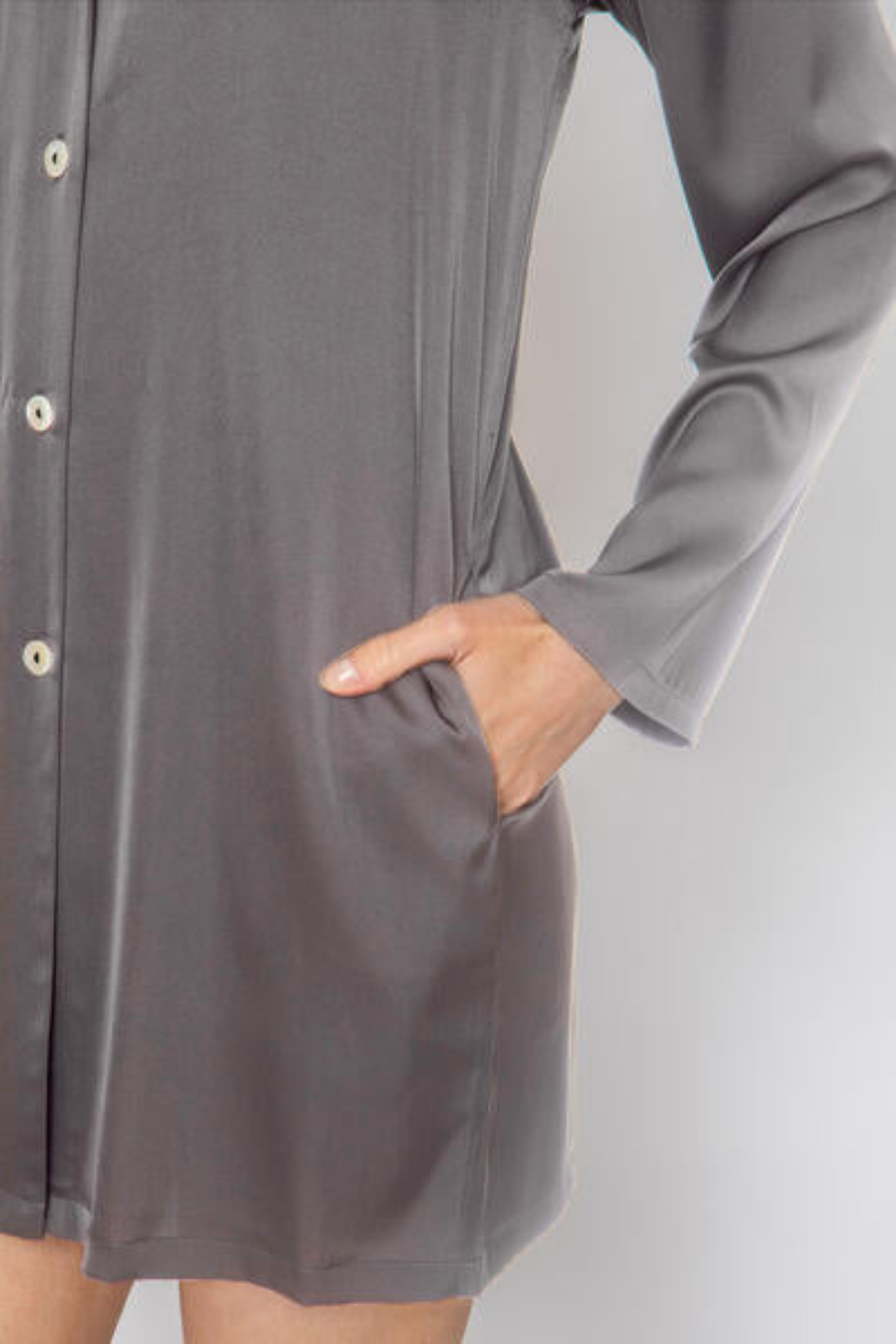 Smokey Grey Boyfriend Shirt