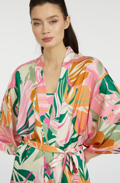 Miami Vibes Silky Kimono