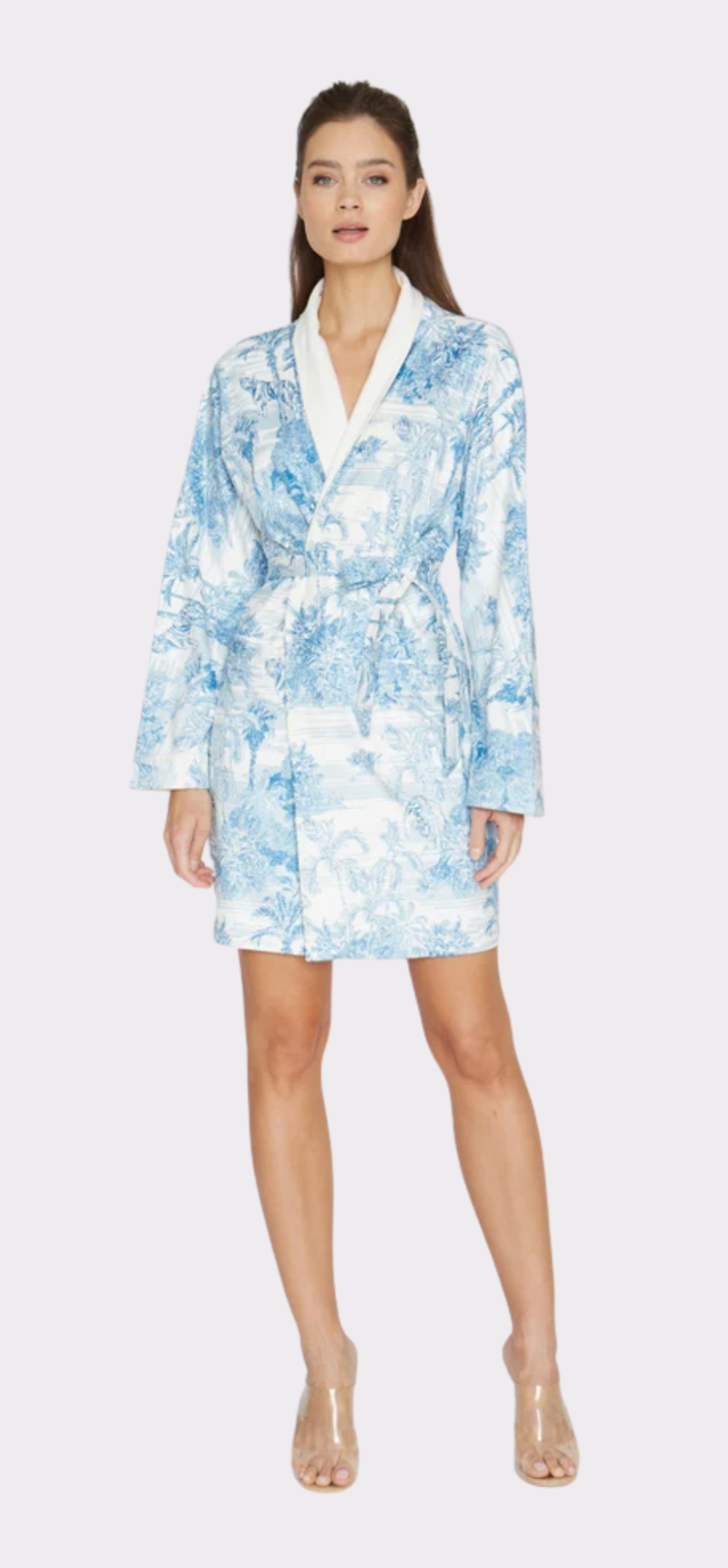 Landscape Blue Short Robe