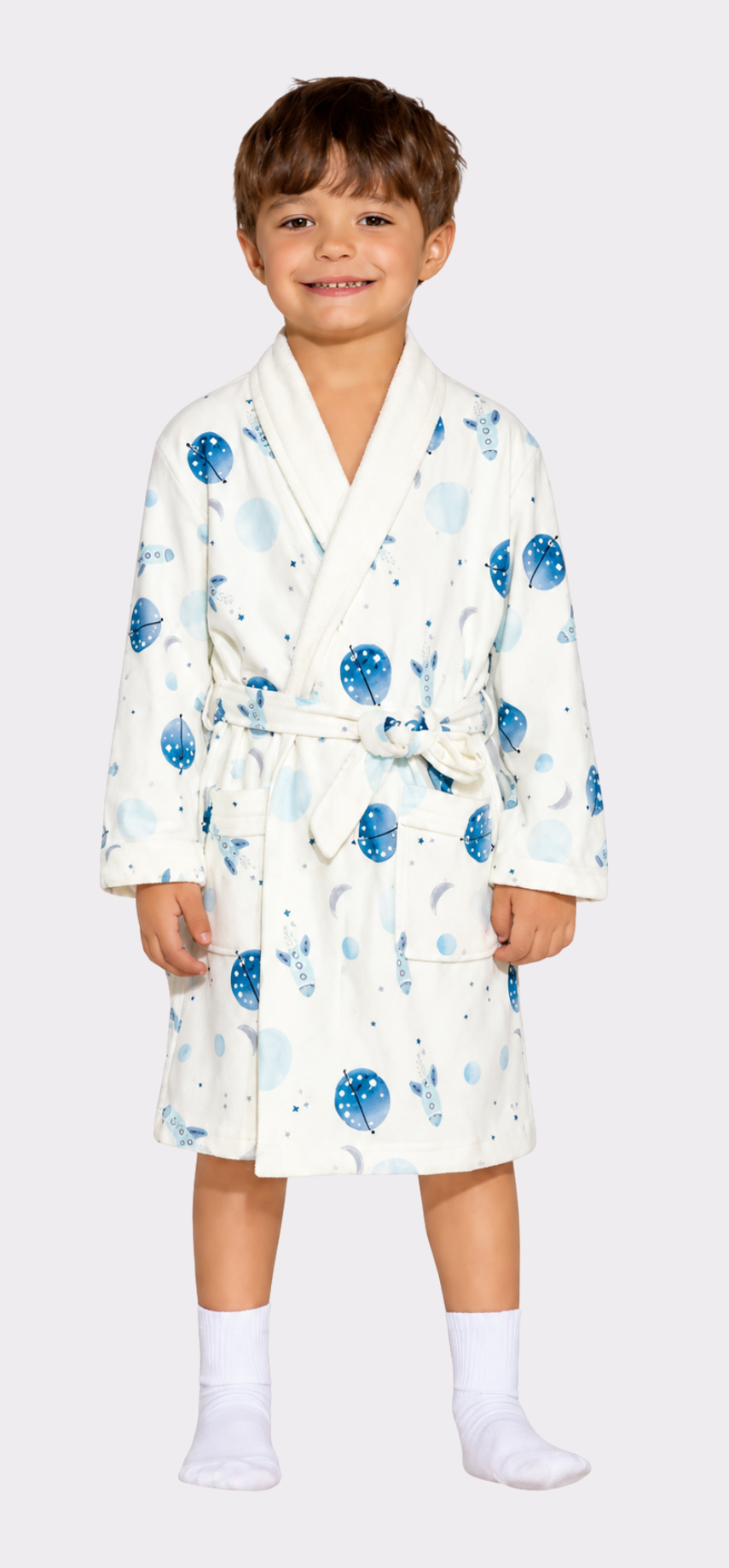 To The Moon & Back Kids Robe