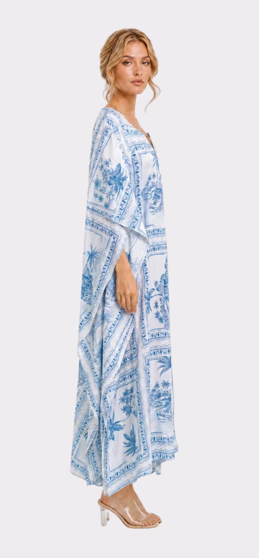 Bungalow Blue Long Caftan