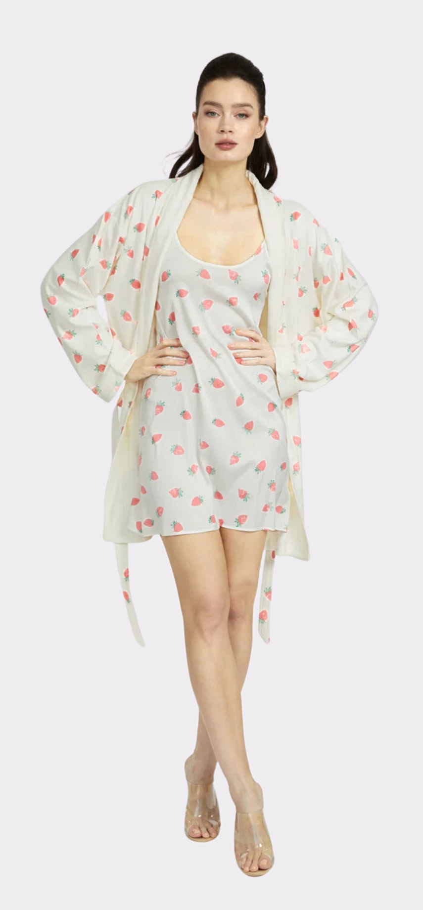 Strawberry Field Short Robe