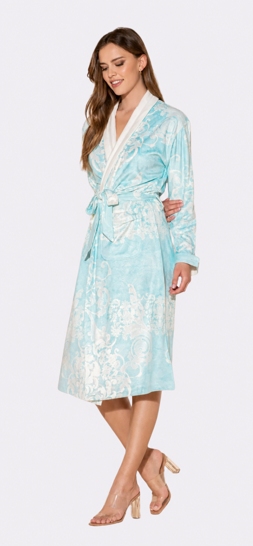 Romantique Blue Long Robe