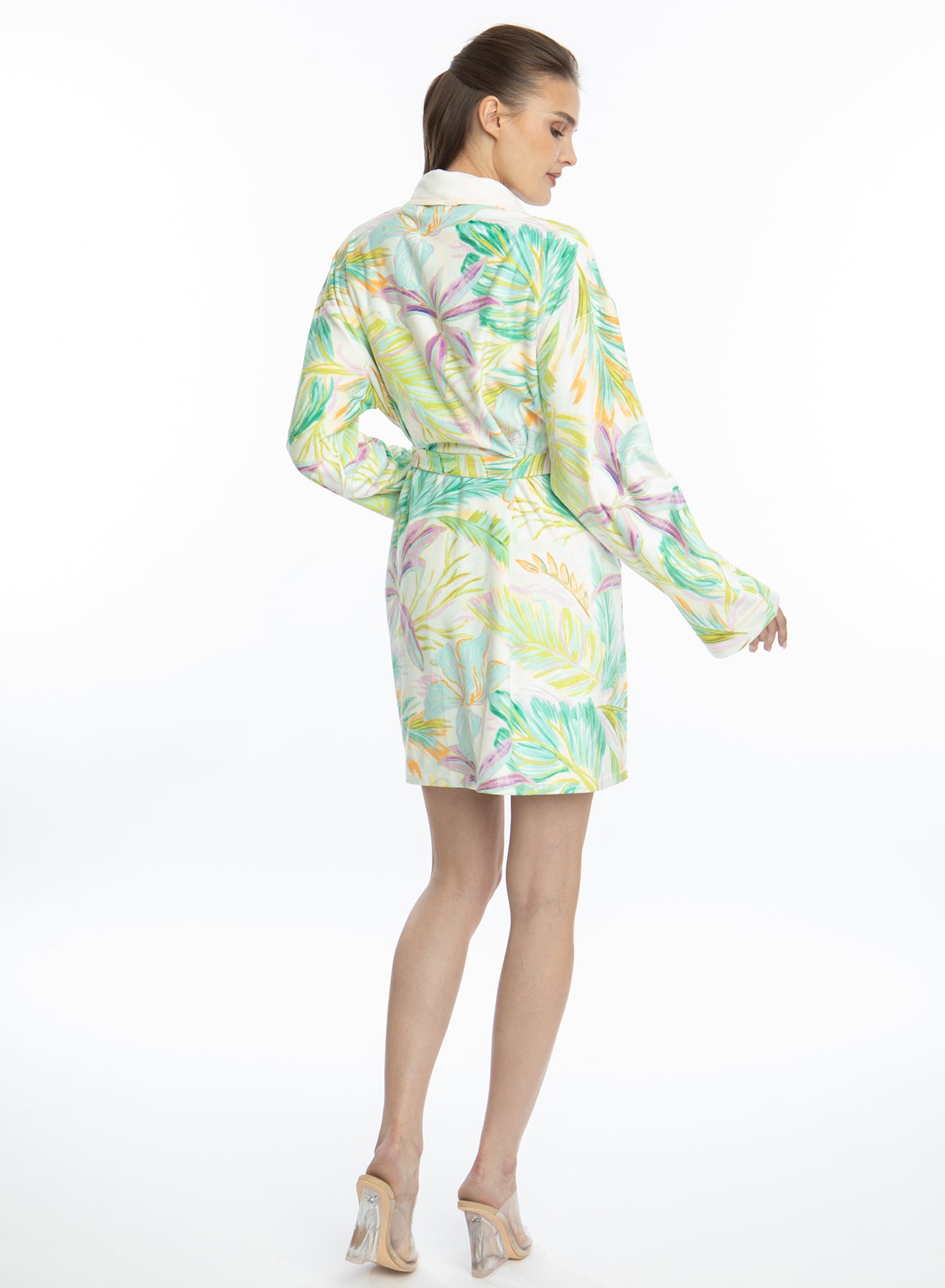Bahamas Green Short Robe