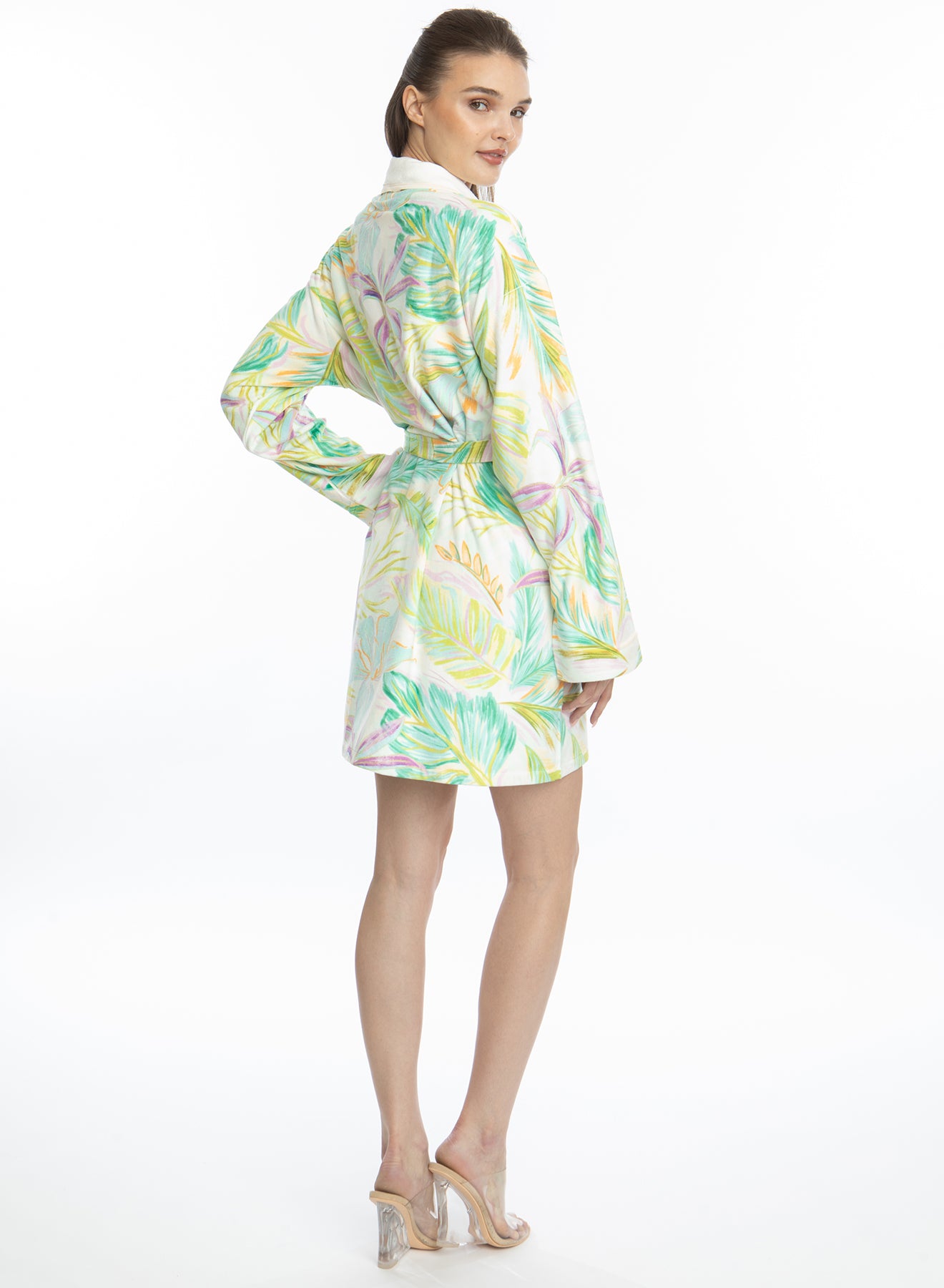Bahamas Green Short Robe