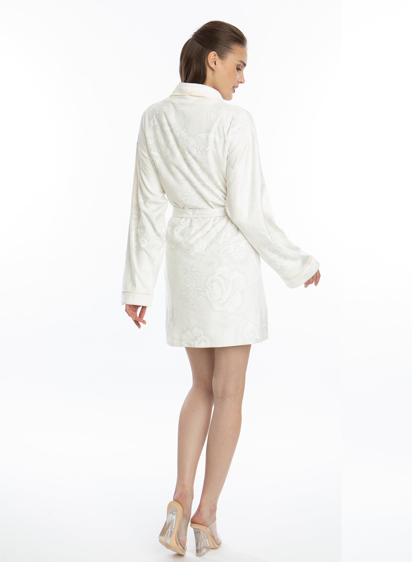 Bliss Angel White Short Robe