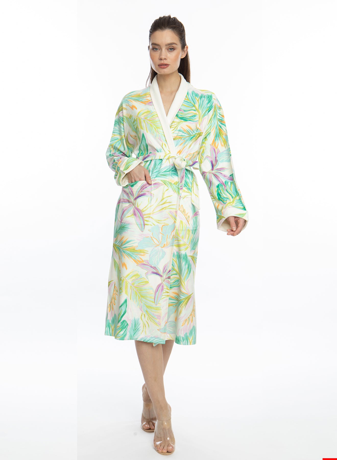 Bahamas Green Long Robe