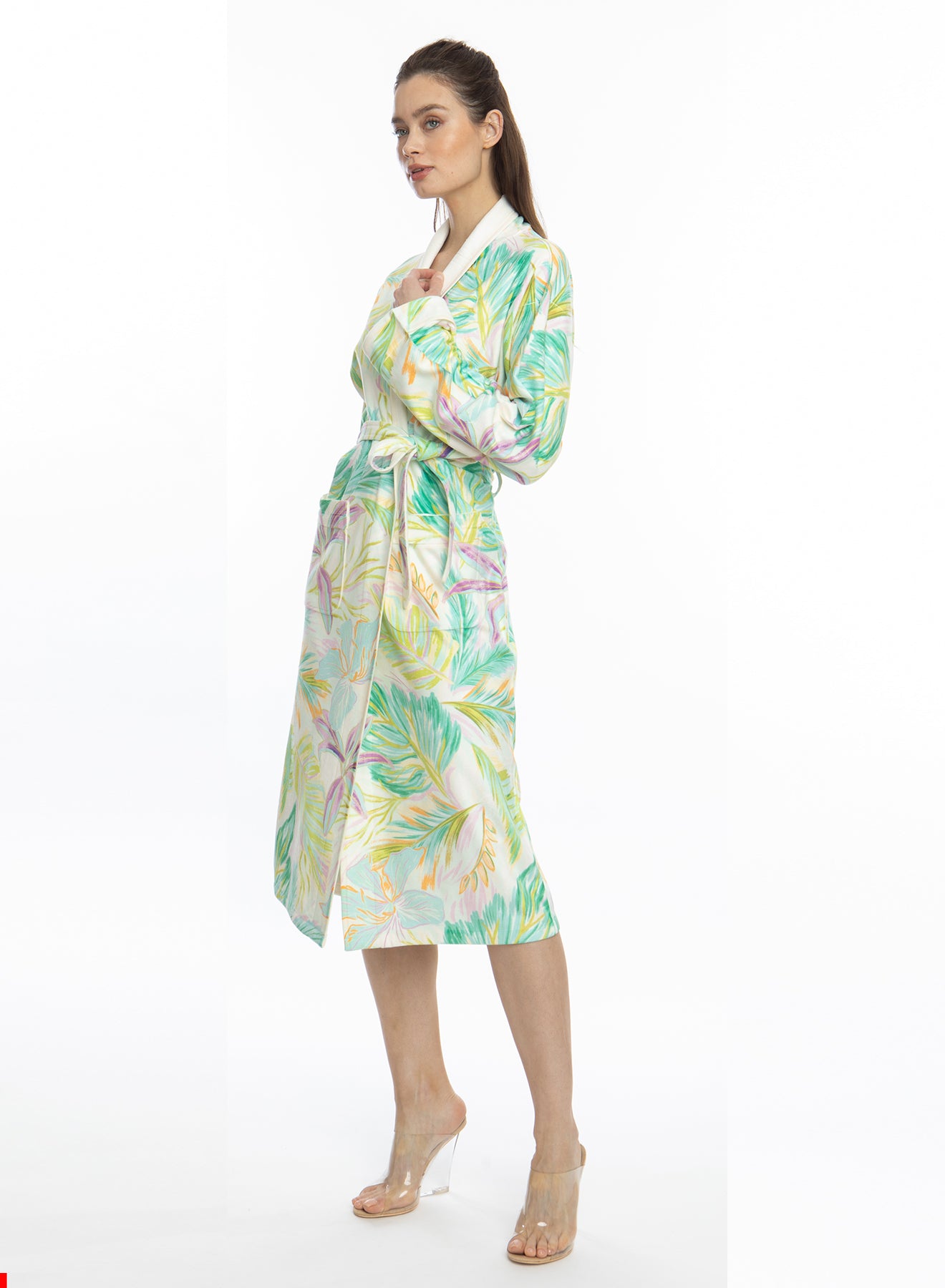 Bahamas Green Long Robe