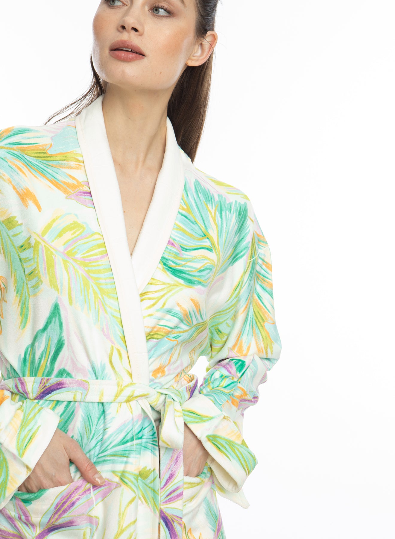 Bahamas Green Long Robe
