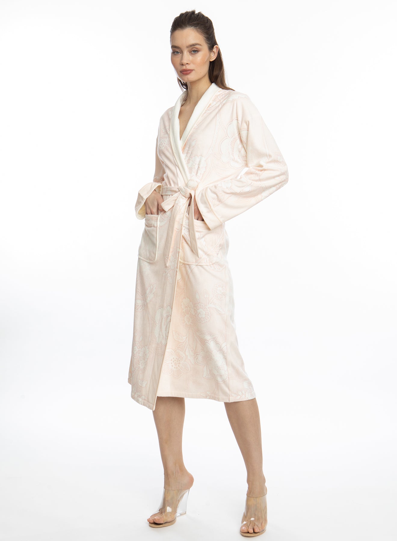 Bliss Rose Gold Long Robe