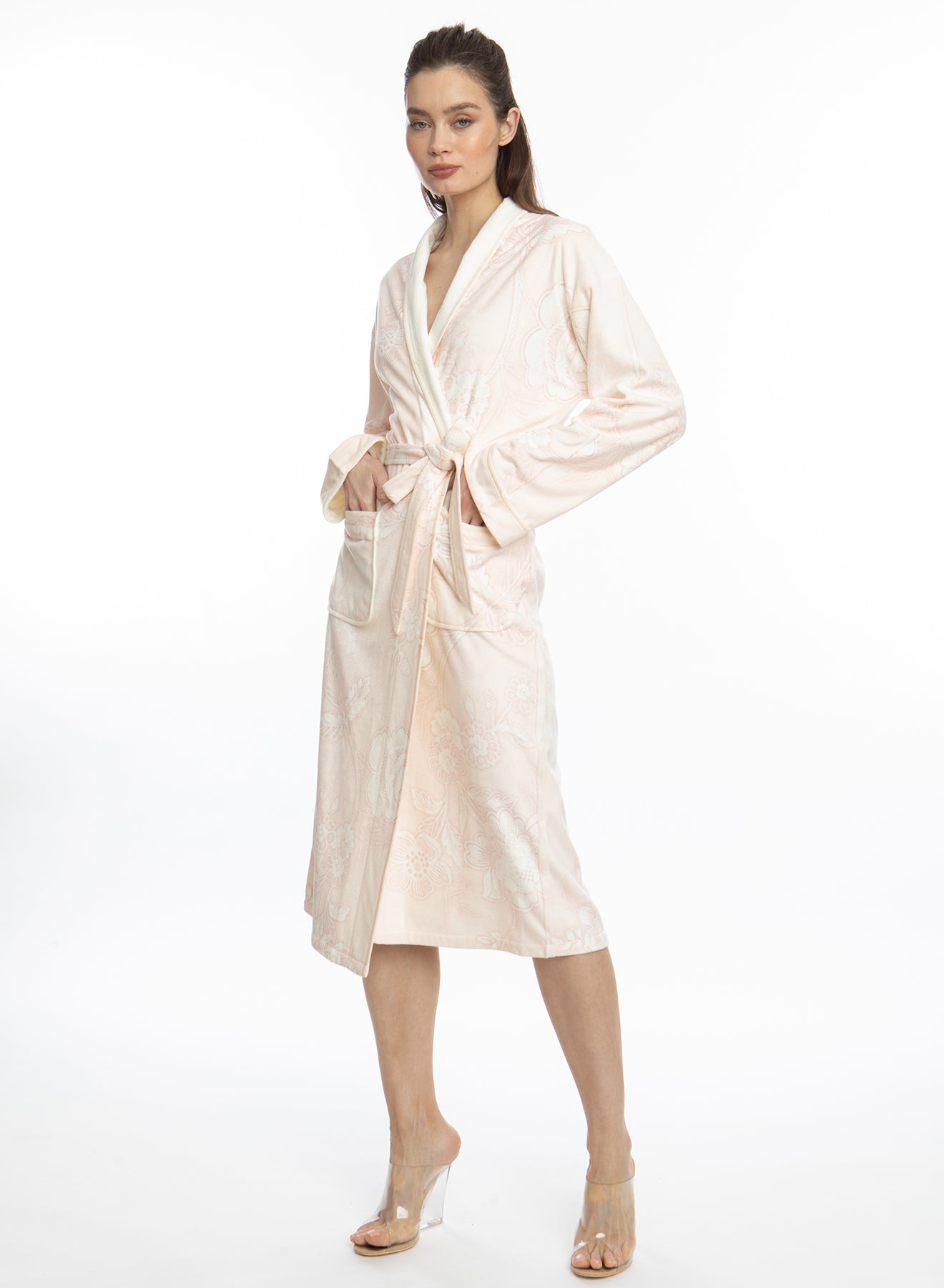 Bliss Rose Gold Long Robe