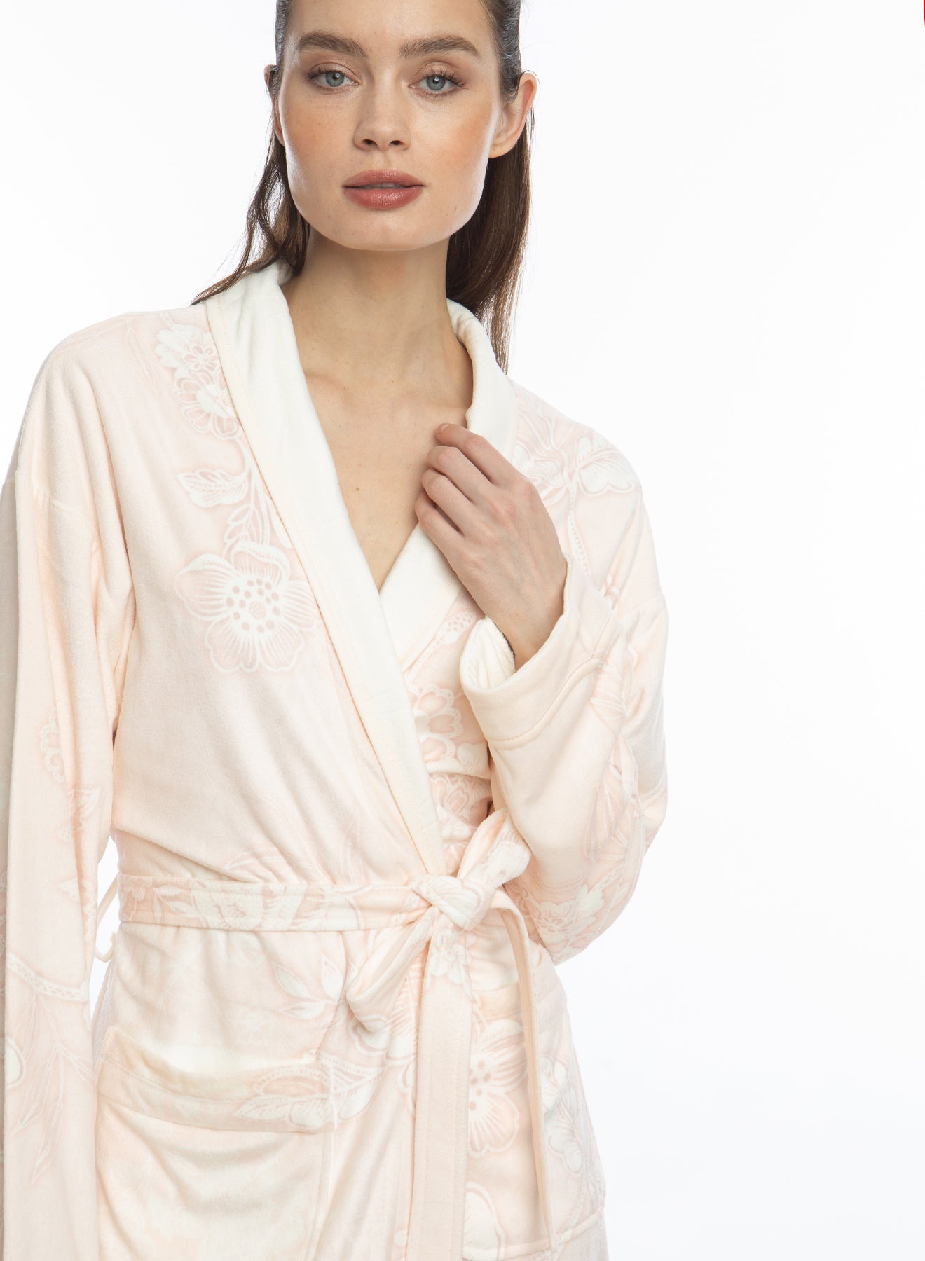 Bliss Rose Gold Long Robe