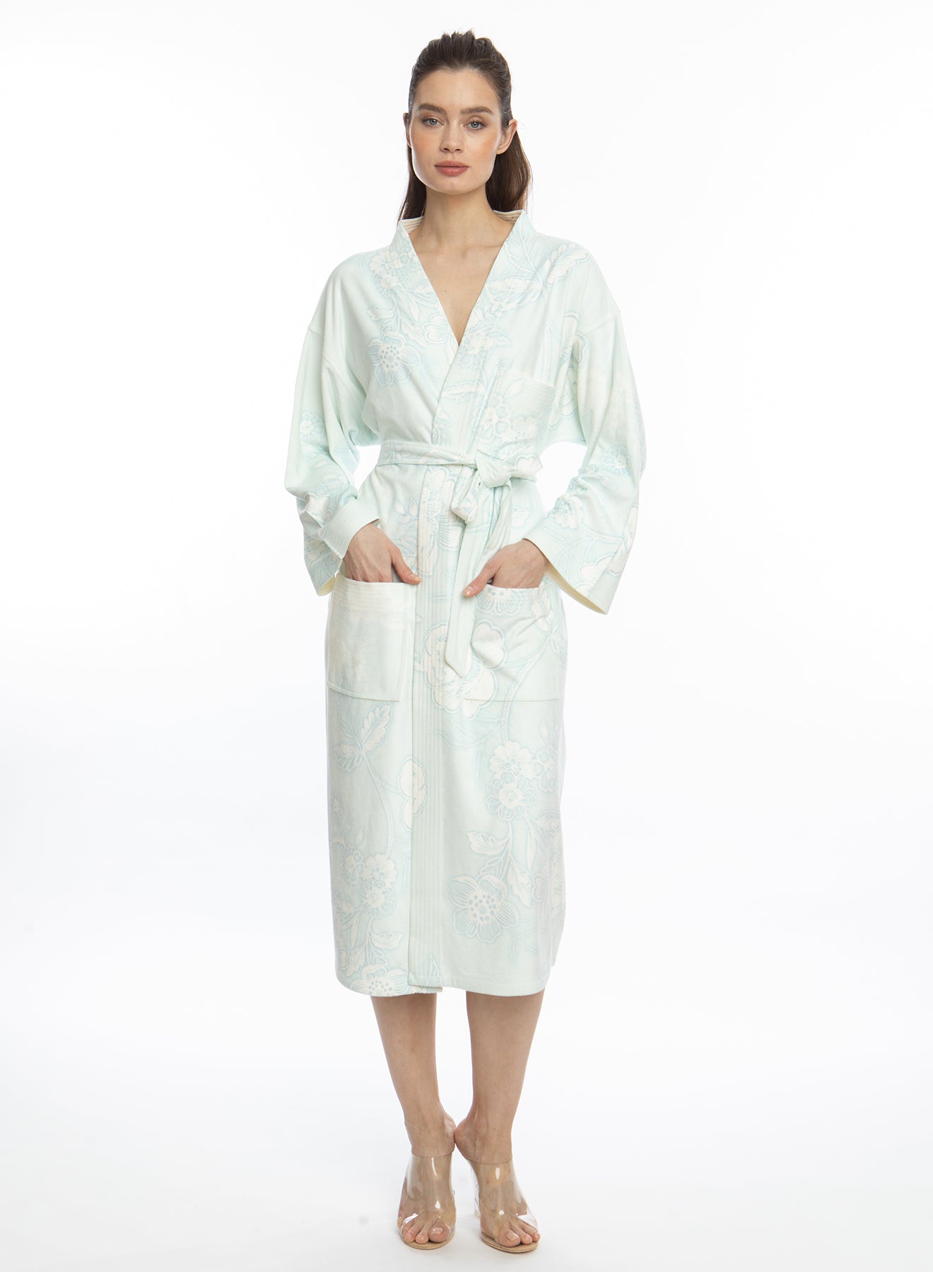 Bliss Arctic Blue Kimono