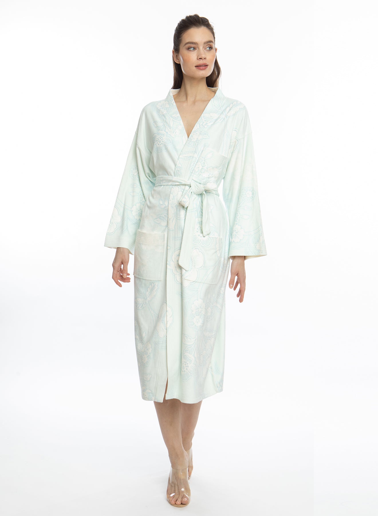 Bliss Arctic Blue Kimono