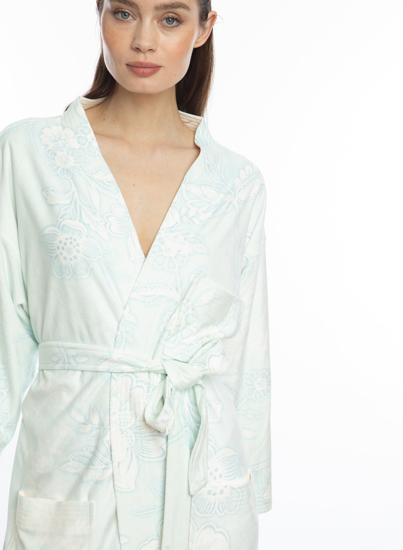 Bliss Arctic Blue Kimono