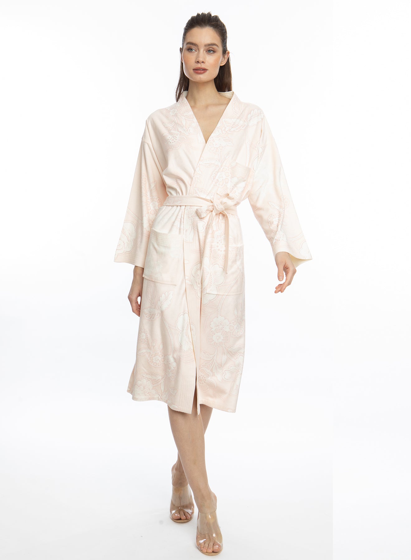 slim fit dress slacks Chani Rose Long Sleeve Wrap Dress – NINObrand main image 1