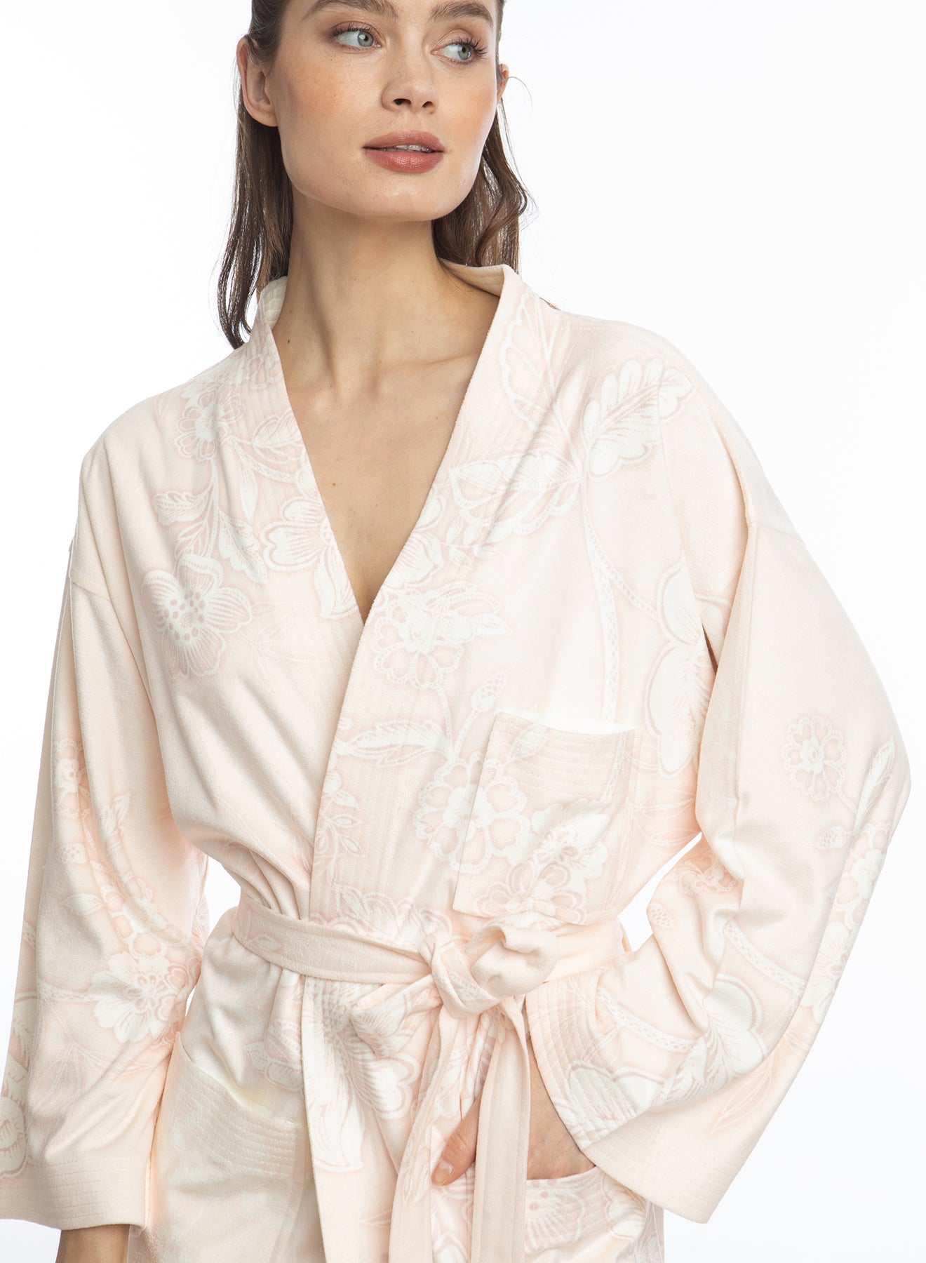 Bliss Rose Gold Kimono