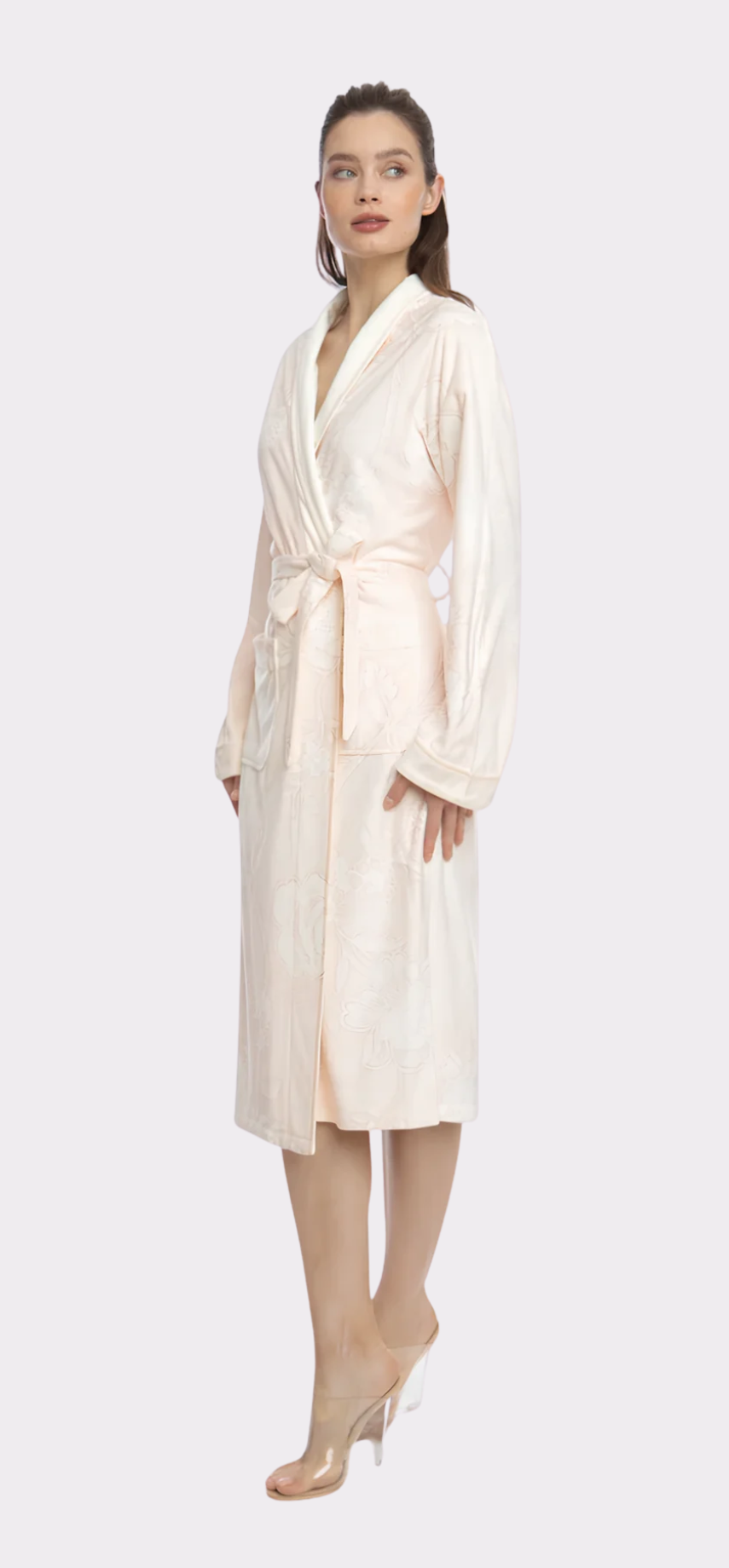 Bliss Rose Gold Long Robe