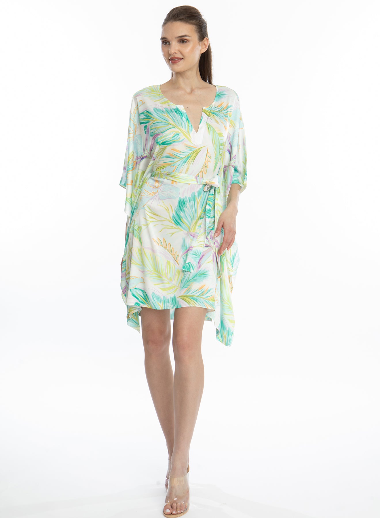 Bahamas Green Short Caftan