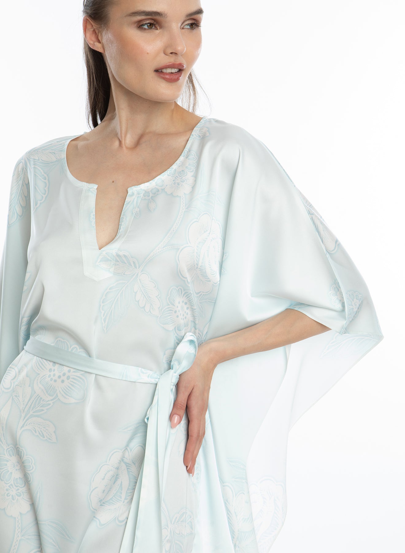 Bliss Arctic Blue Short Caftan