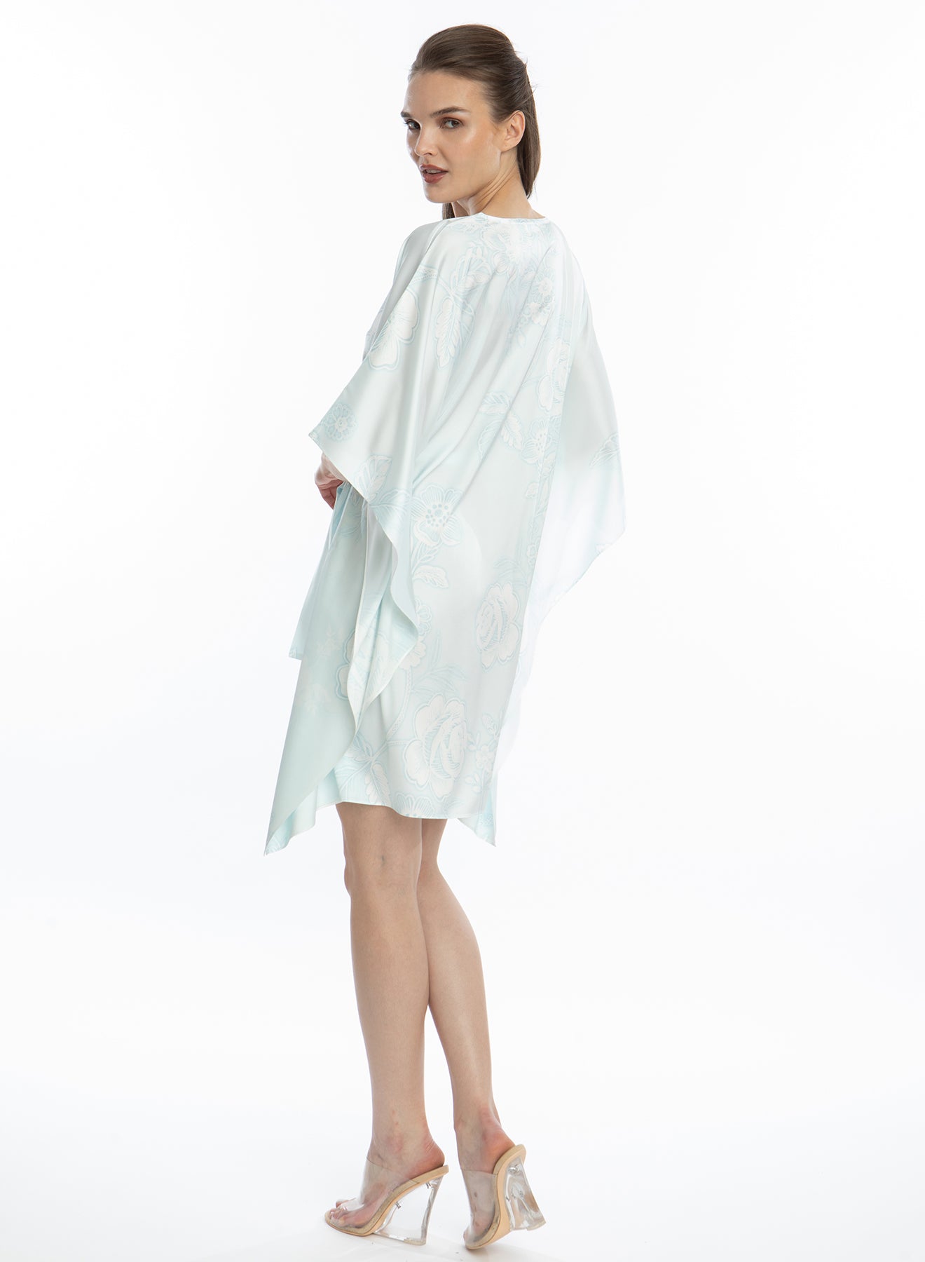 Bliss Arctic Blue Short Caftan