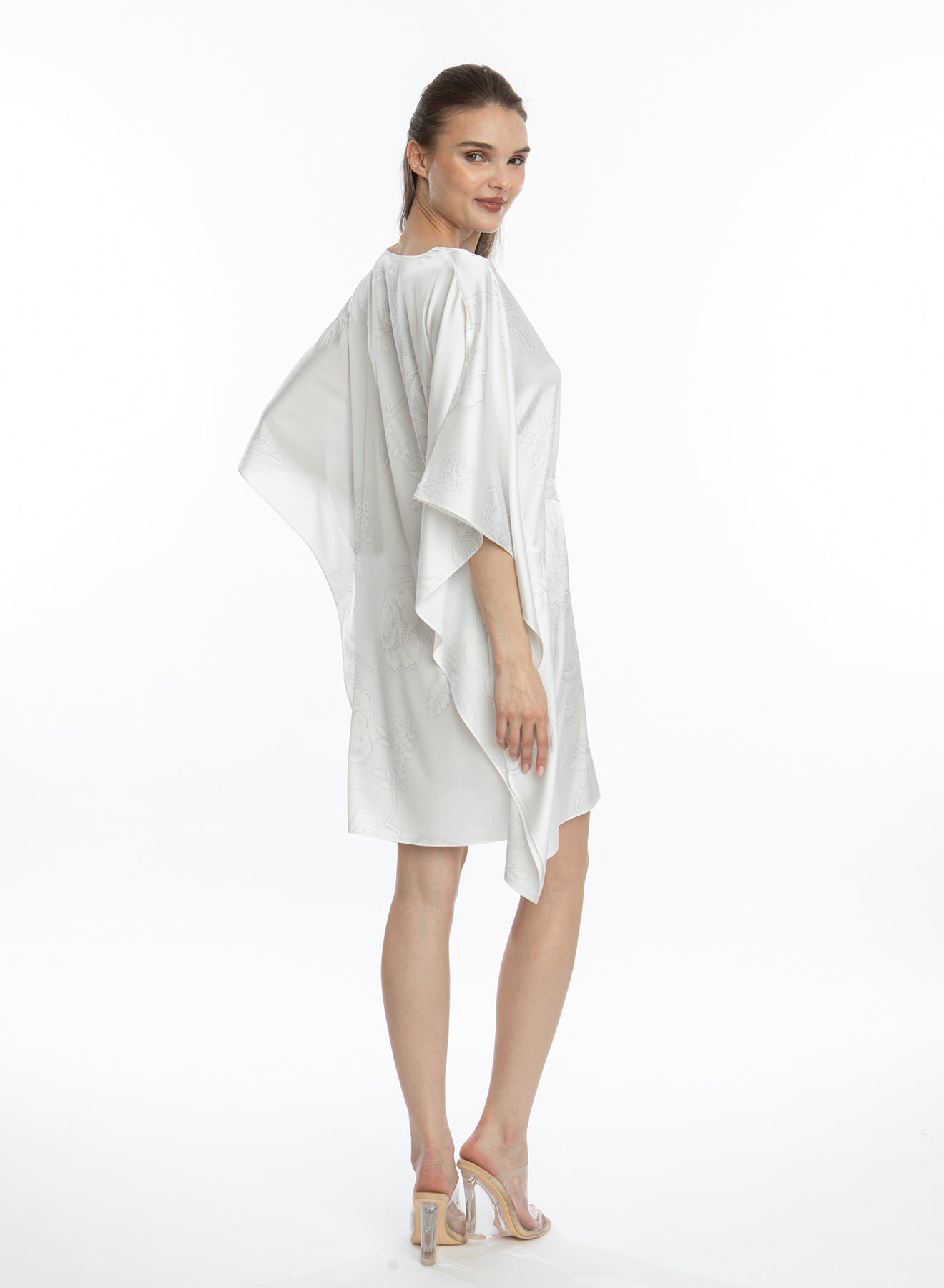 Bliss Angel White Short Caftan