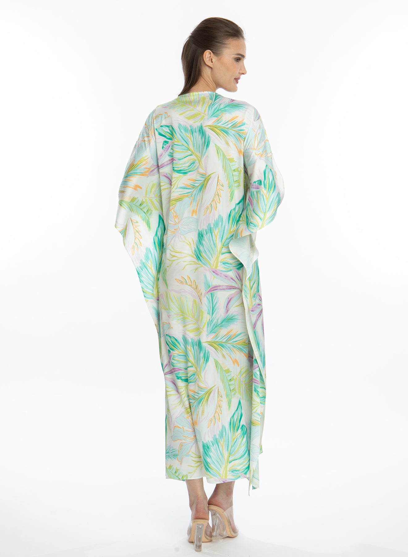 Bahamas Green Long Caftan