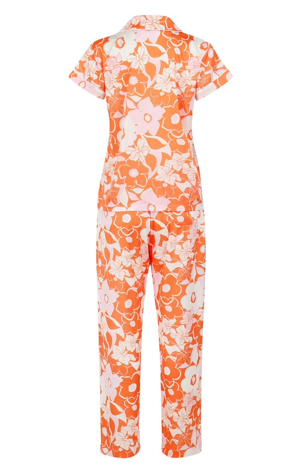 Orange Crush Short Sleeve & Pant PJ Set