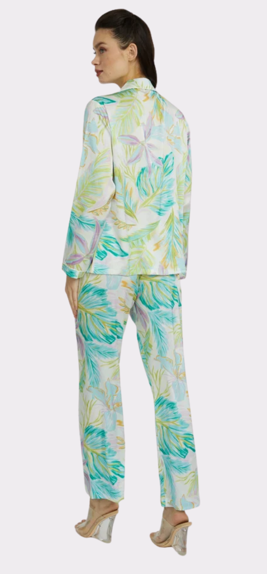 Bahamas Green Long PJ Set