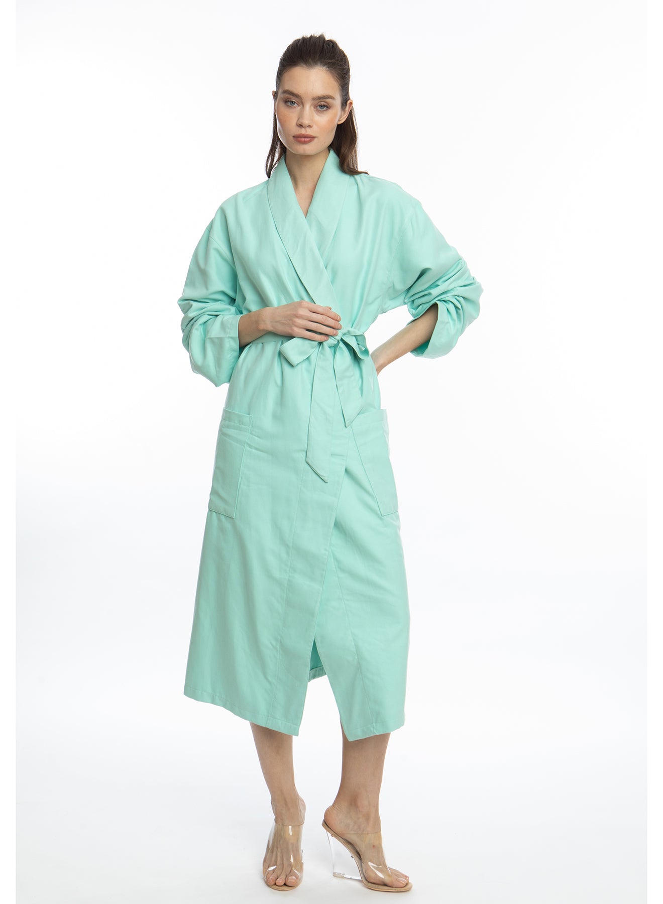 Seafoam Hotel Single Layer Robe