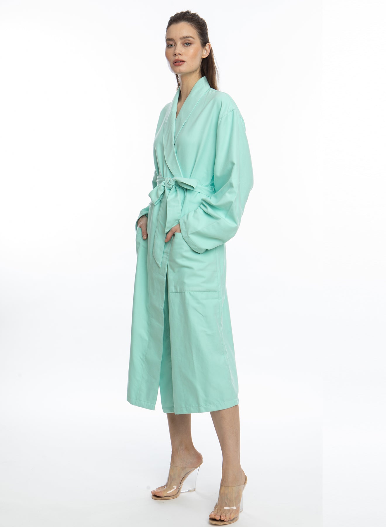 Seafoam Hotel Single Layer Robe