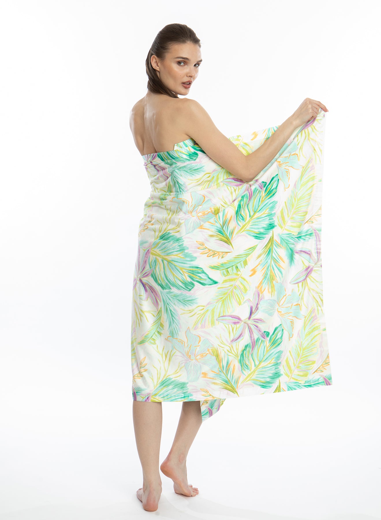 Bahamas Green Throw Blanket