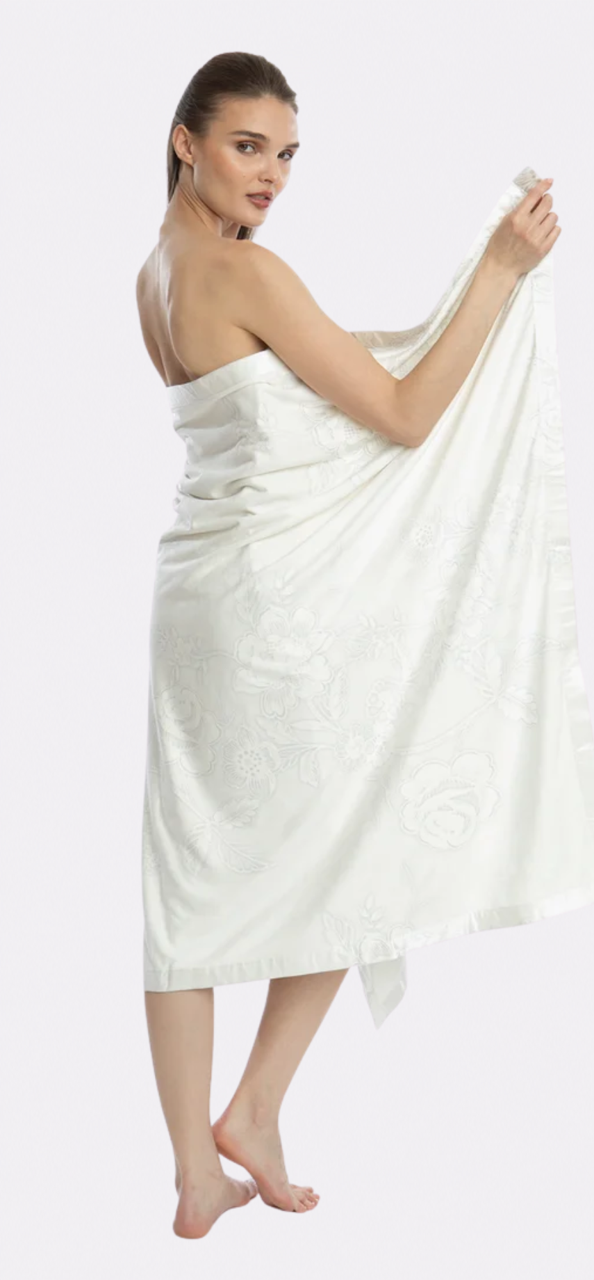 Bliss Angel White Blanket Towel