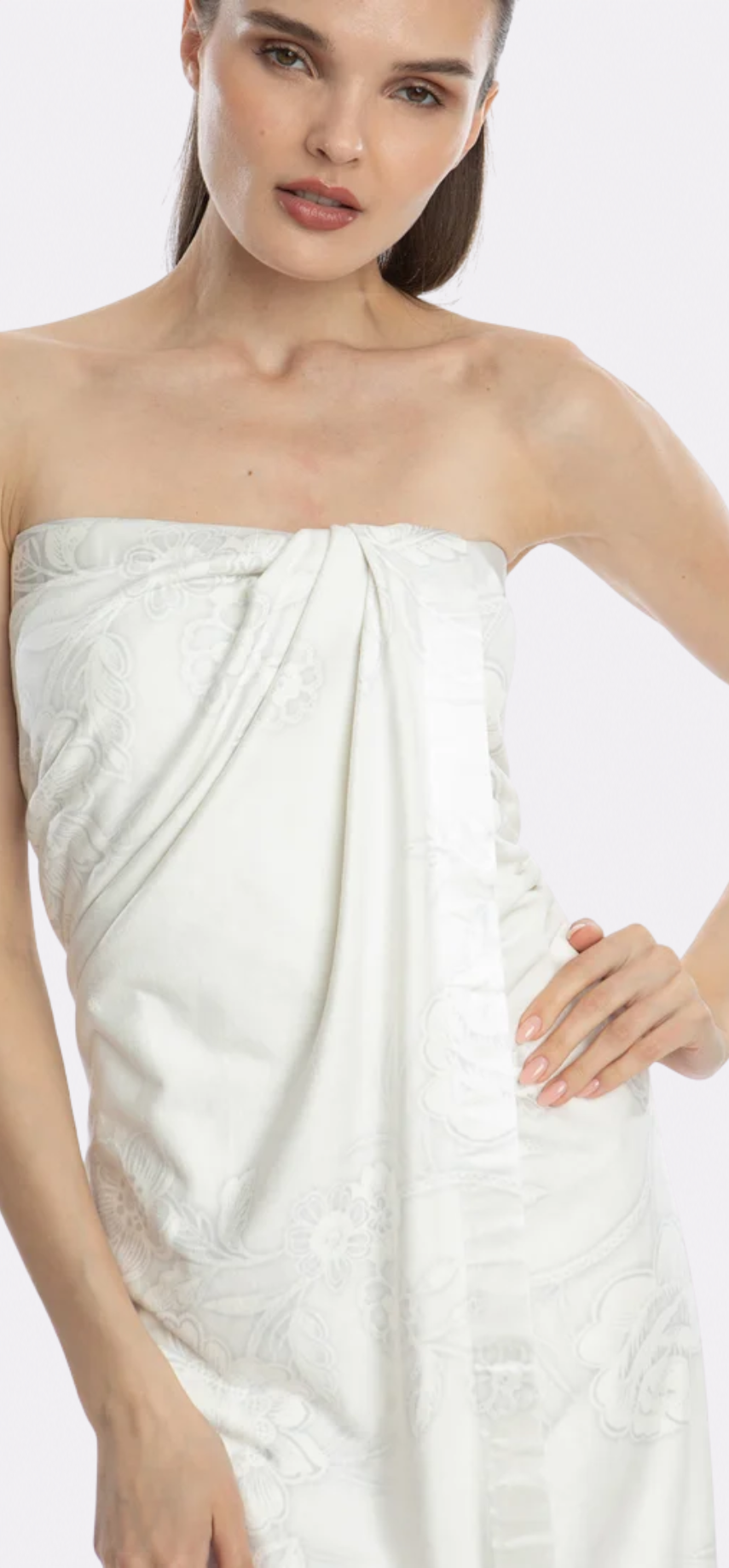 Bliss Angel White Blanket Towel