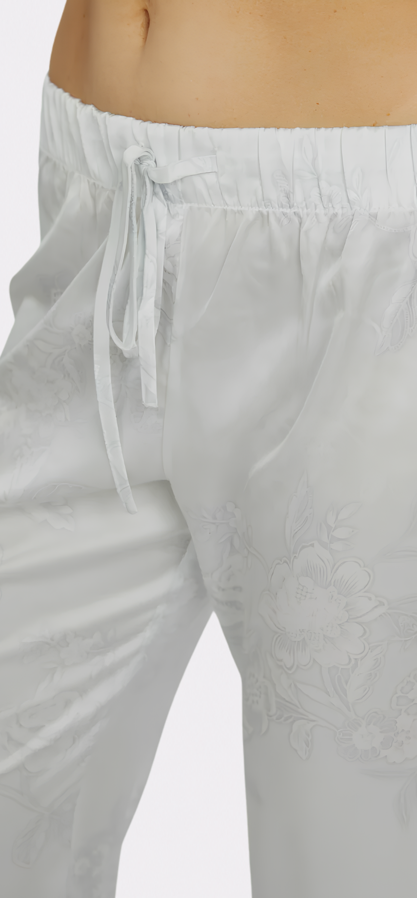 Bliss Angel White Long PJ Set