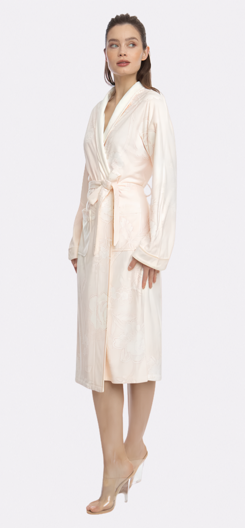 Bliss Rose Gold Long Robe