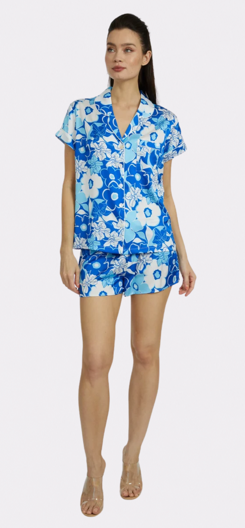 Blue Crush Short Sleeve & Pant PJ Set