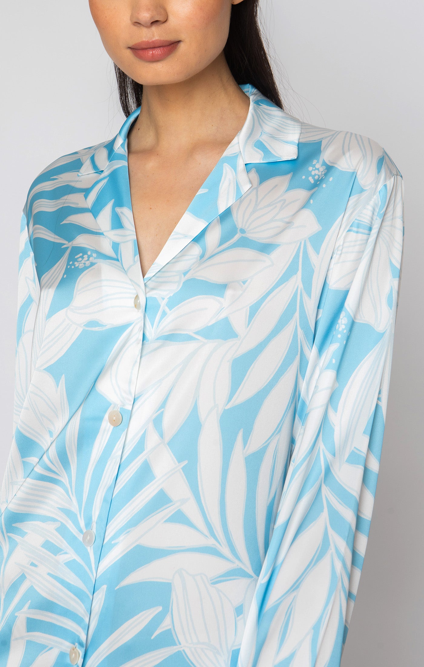 Blue Hawaii Boyfriend Shirt