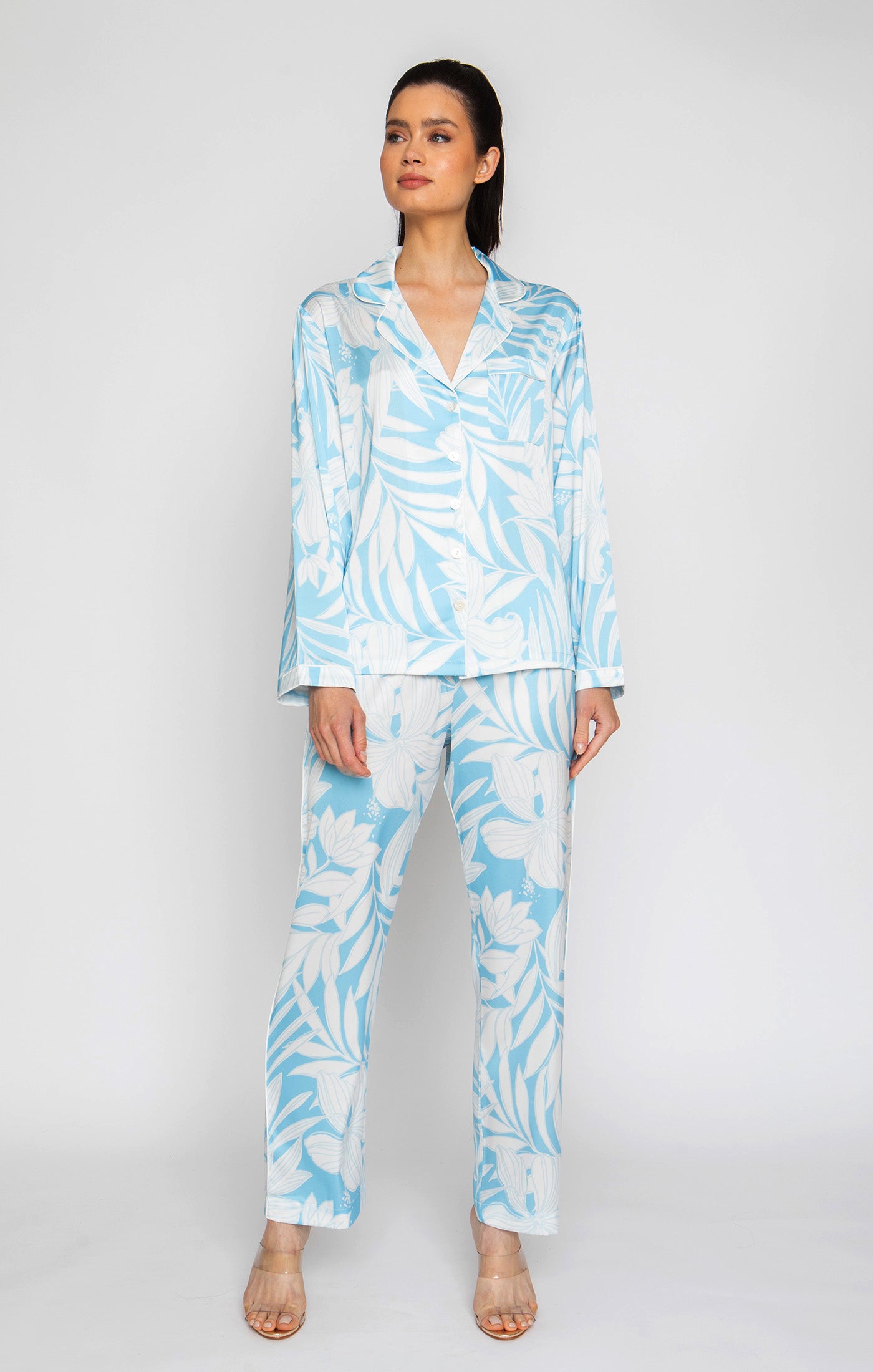 Blue Hawaii Long PJ Set