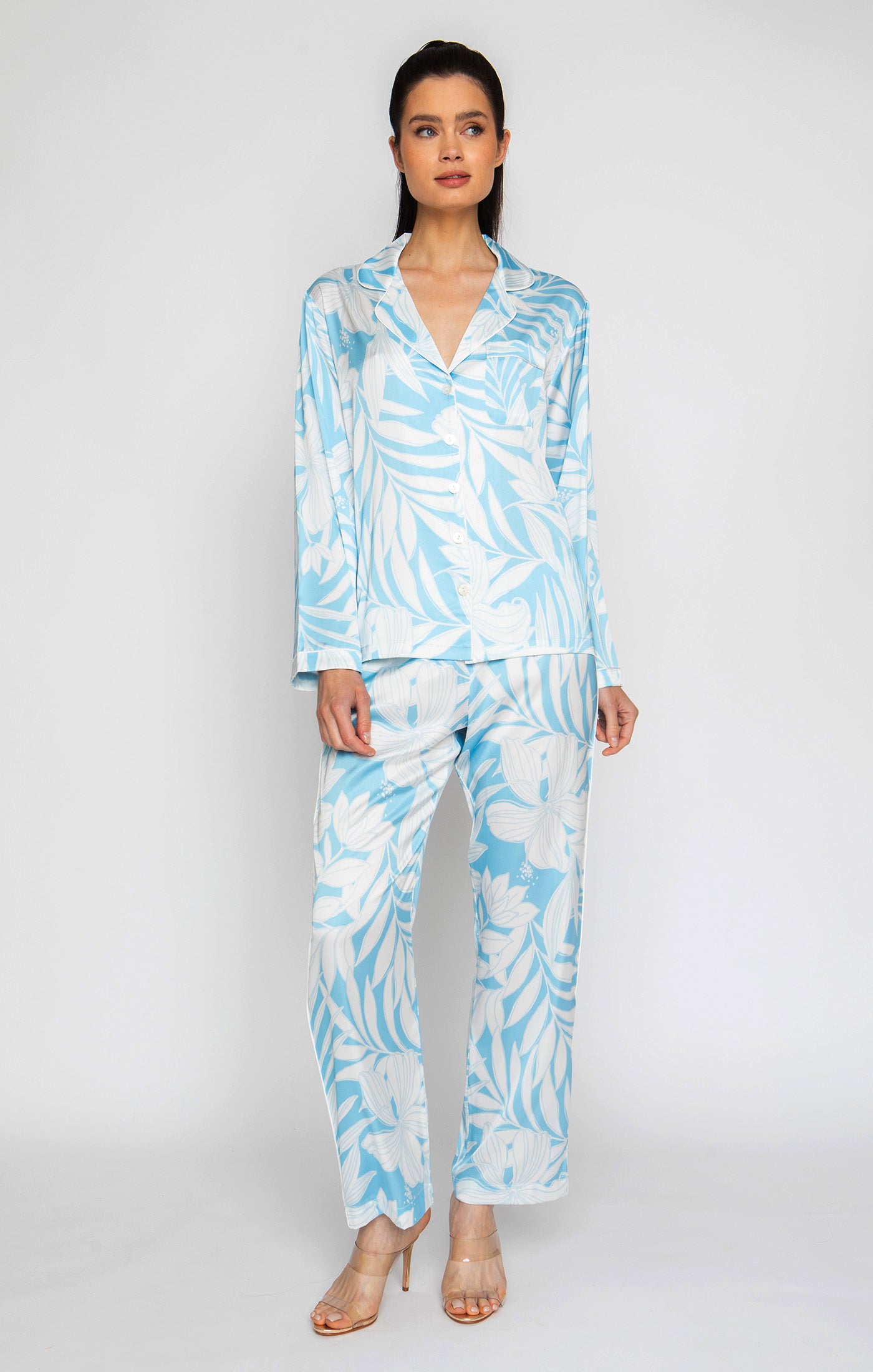 Blue Hawaii Long PJ Set