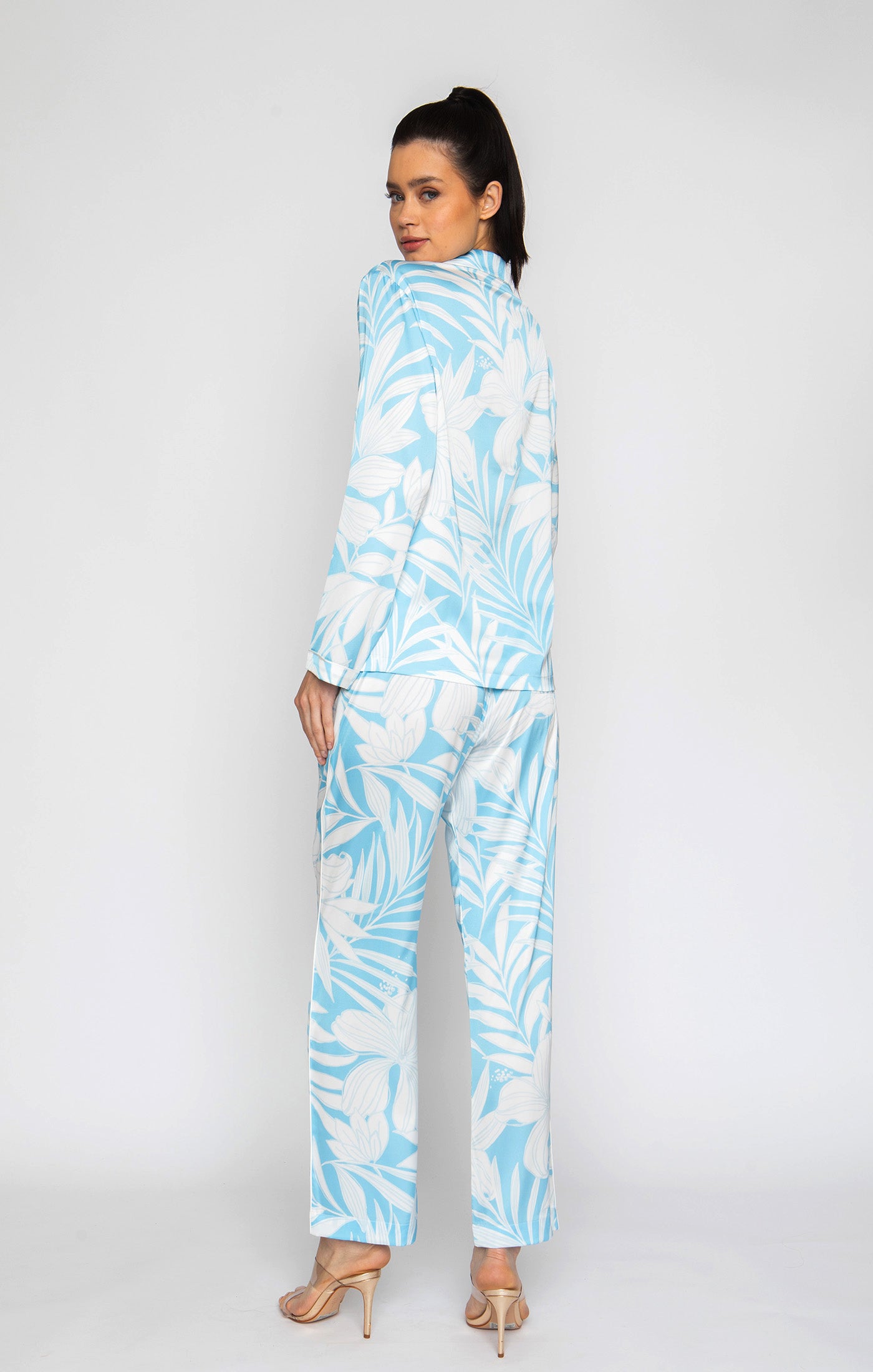 Blue Hawaii Long PJ Set