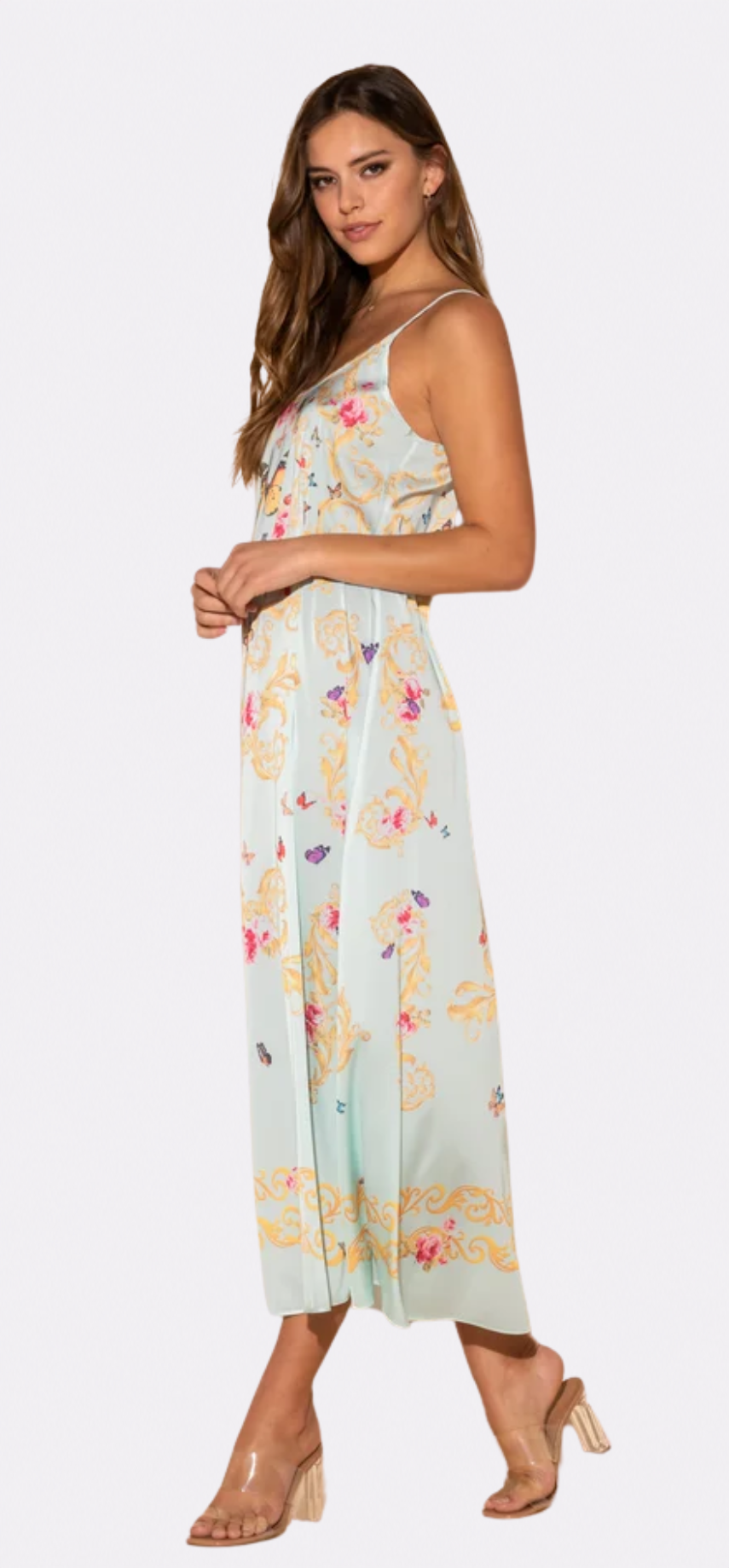 Blue Butterflies Long Chemise
