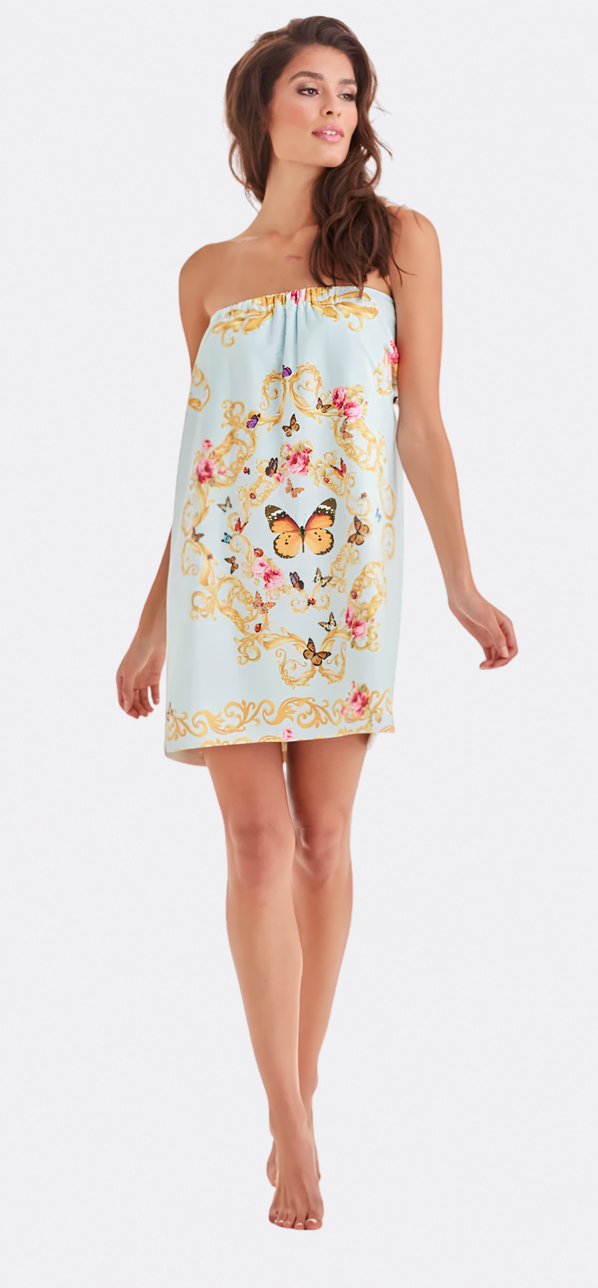 Blue Butterflies Spa Wrap