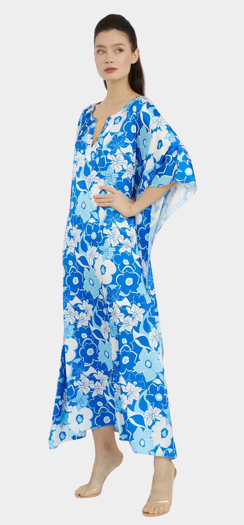 Blue Crush Long Caftan