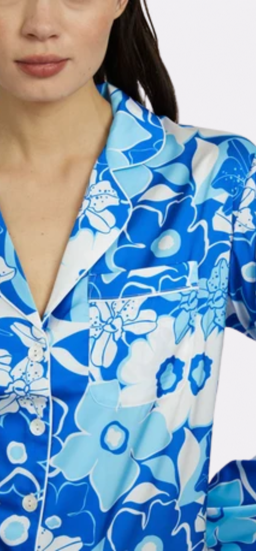 Blue Crush Long PJ Set