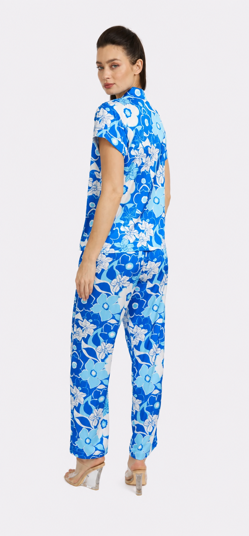 Blue Crush Short Sleeve & Pant PJ Set