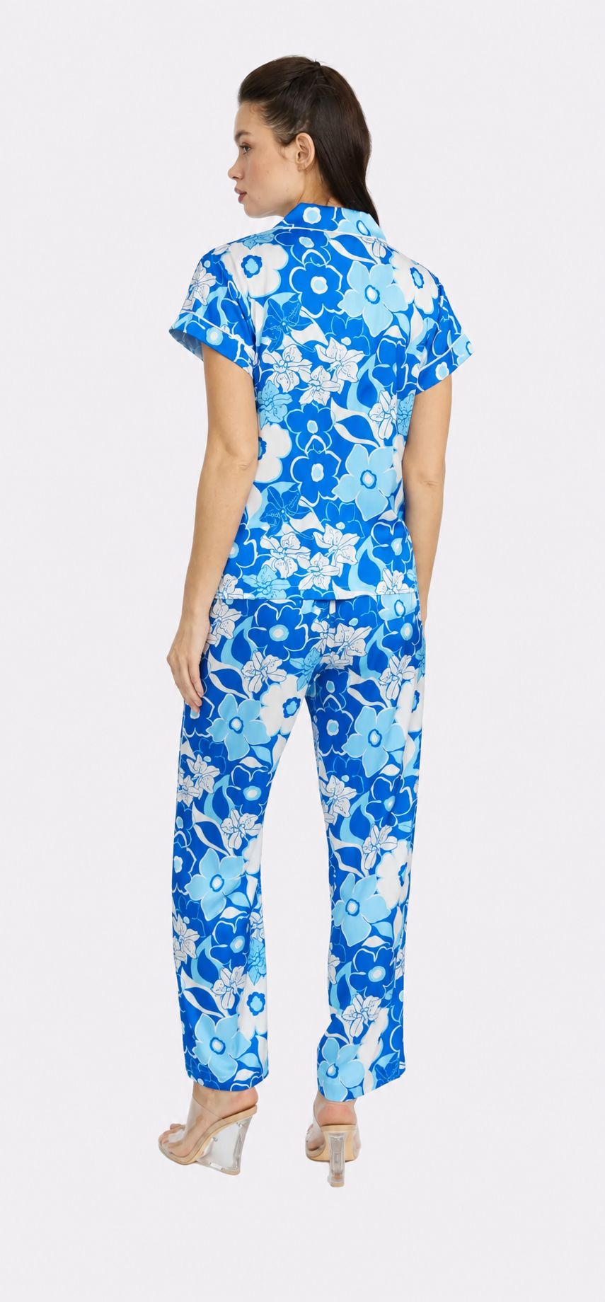 Blue Crush Short Sleeve & Pant PJ Set