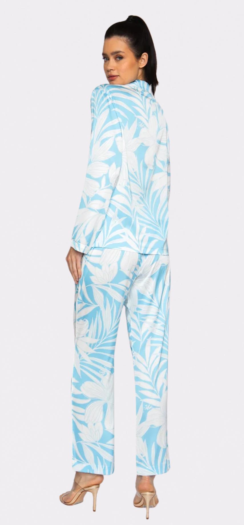 Blue Hawaii Long PJ Set