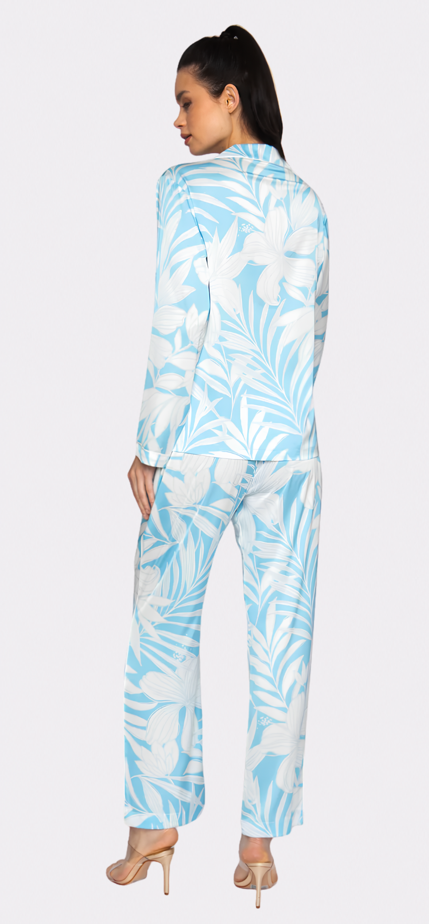 Blue Hawaii Long PJ Set