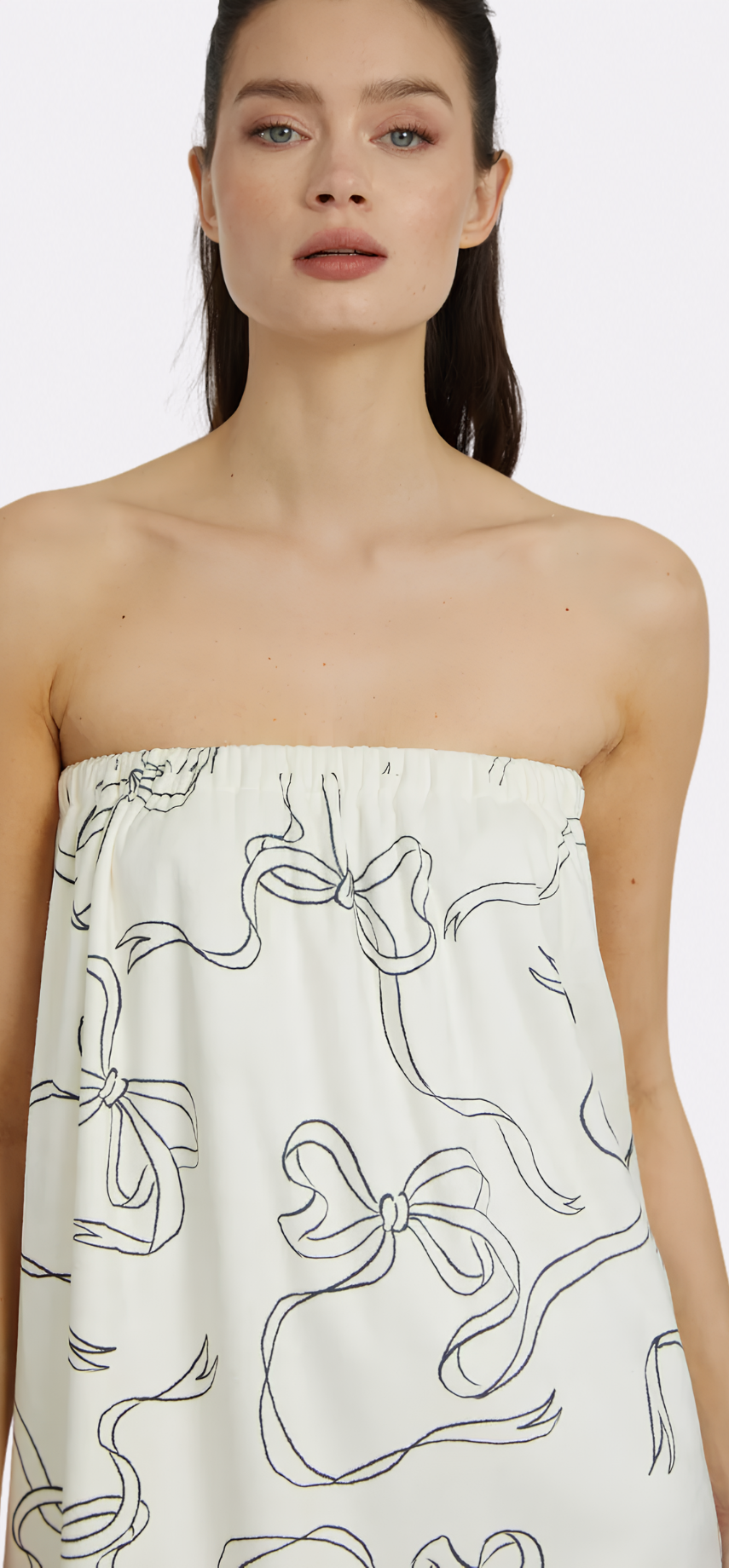 Bow White Spa Wrap